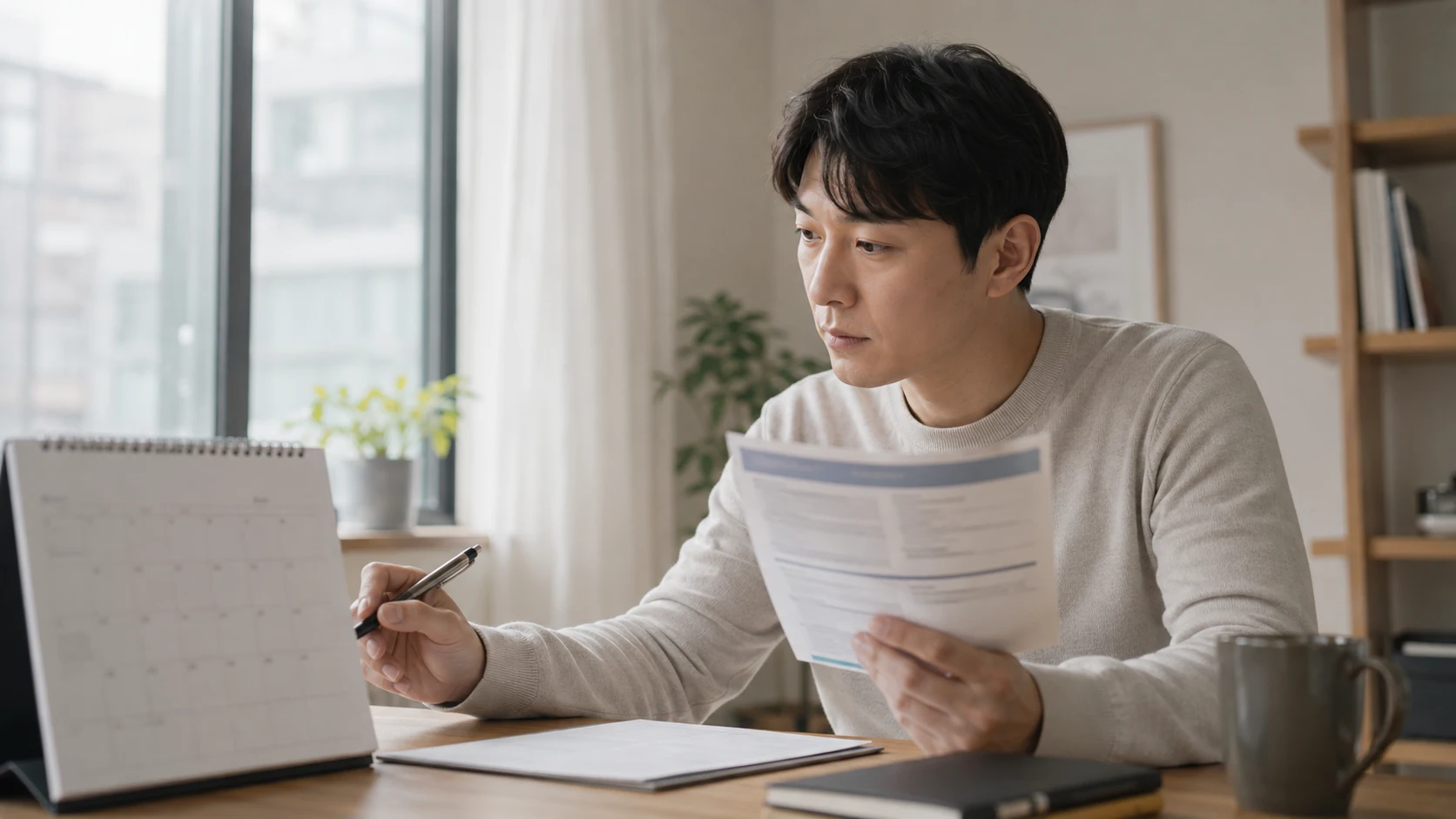 협의이혼 위자료 합의서 관련 절차를 점검하는 모습